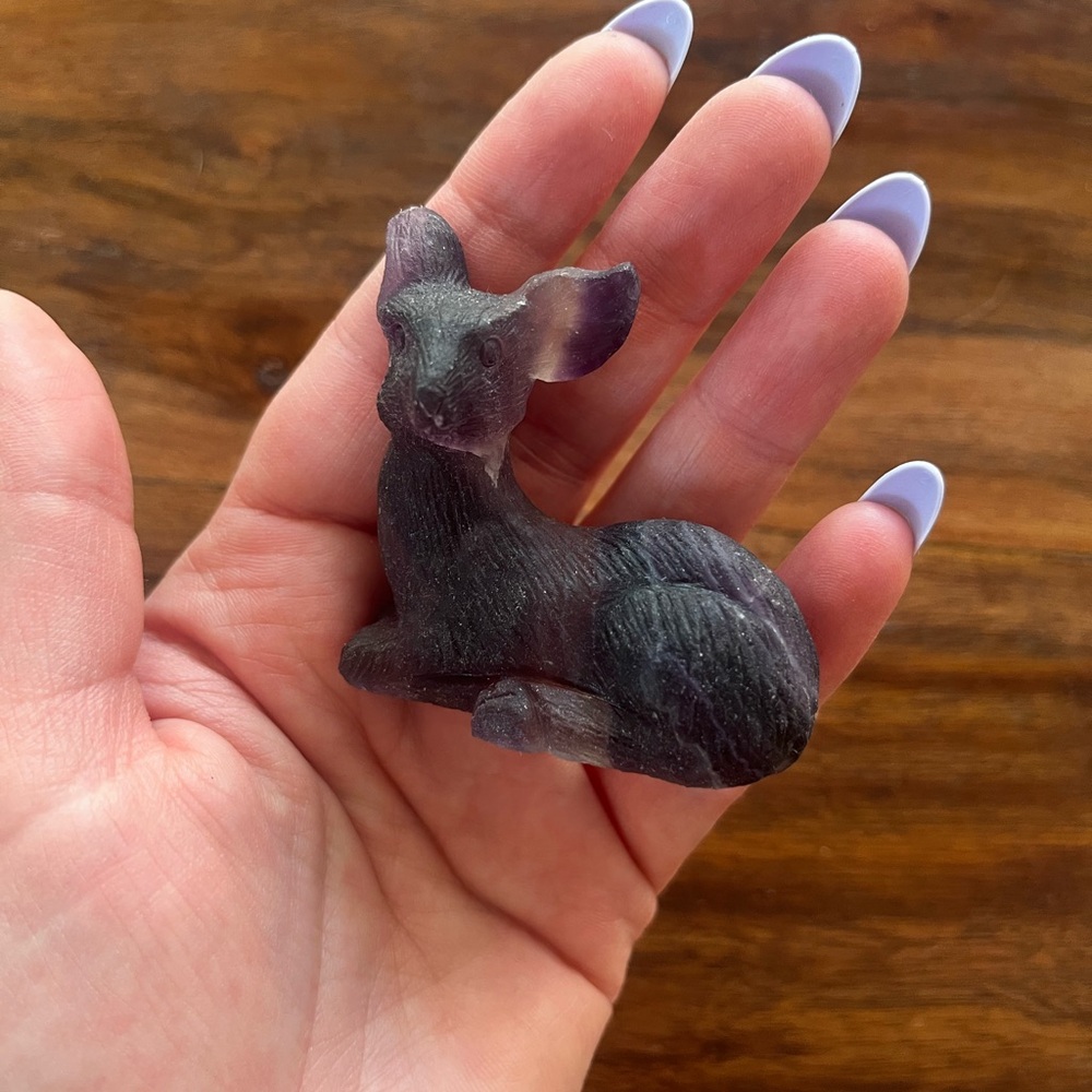 Fluorite Deer Crystal